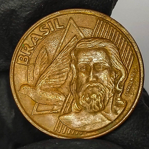 Brasil 5 Centavos 2001 Antigua Moneda De Colección (Usado)