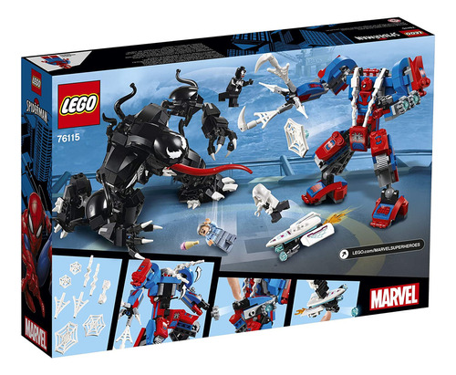 Lego Super Heroes Marvel Spider Mech Vs. Venom 76115 Kit De
