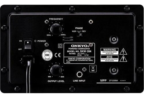 Subwoofer Onkyo Skw-204b Activo