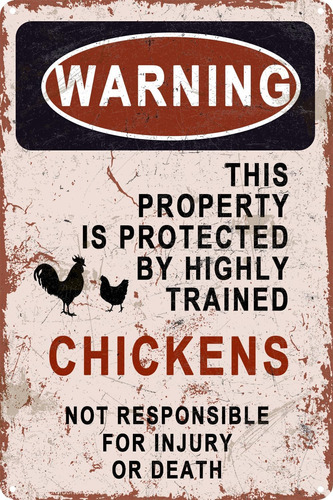 Warning This Property Is Protected By Highly Trained Ch...