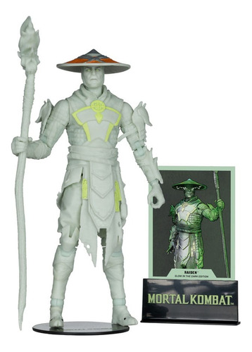 Figuras De Acción De Mcfarlane Mortal Kombat Raiden (gitd)