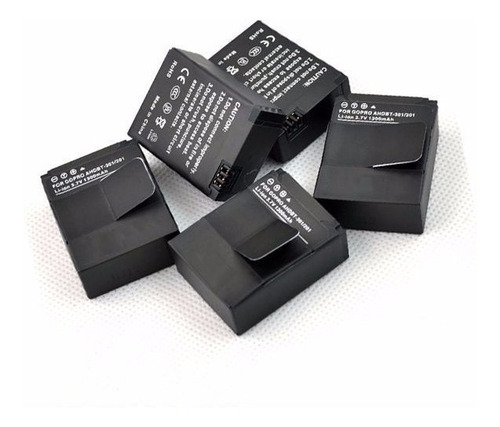 Lote Gopro 5 Unidades Baterias Gopro Hd Hero3 / Gopro Hero3+