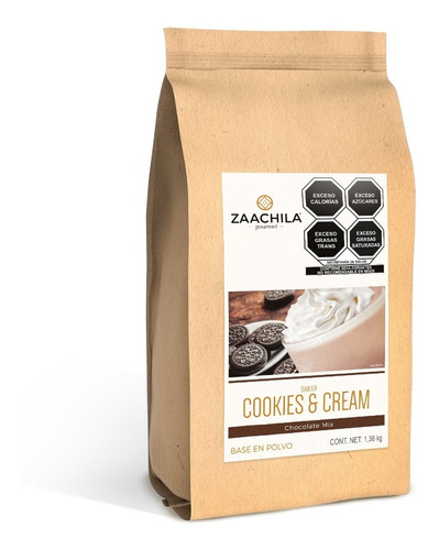Zaachila Gourmet Cookies & Cream Base Frappe / Caliente 1.36
