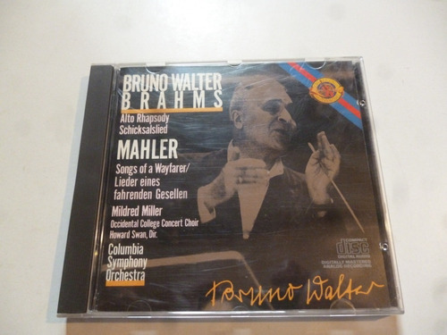 Bruno Walter: Brahms,mahler,miller Cbs Usa.impecable.