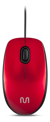 Mouse Alambrico Rojo