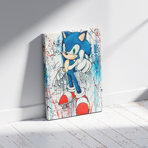 Cuadro - Poster Sonic 60 X 40