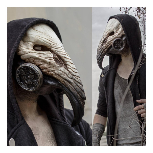 . Medico De La Peste Steampunk Halloween Pico Máscara