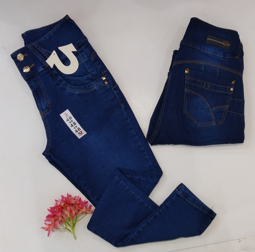 Imagen 5 de 8 de Jeans Elastizado Talle Especial Para Dama