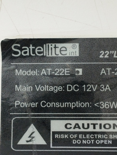 Placa Fonte Monitor Satellite At-22e Testada!!! (Usado)