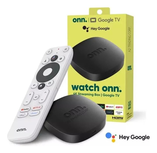 Onn Google Tv 4k Androide  Uhd Streaming Control 