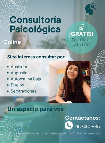 Patricia Medina - Consultoria Psicólogica - Online 