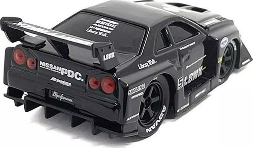 Maisto Muscle Machines Nissan Skyline Gt-r R34 Liberty Walk Color Negro