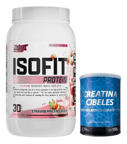 Nutrex Isofit Whey Protein 2lb + Creatina Cibeles 150g