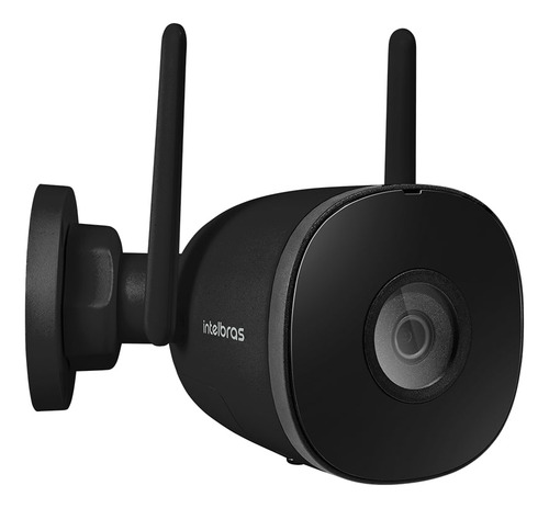 Kit 9 Câmera Wi-fi Zoom Áudio Externa Im5 Sc Black Intelbras