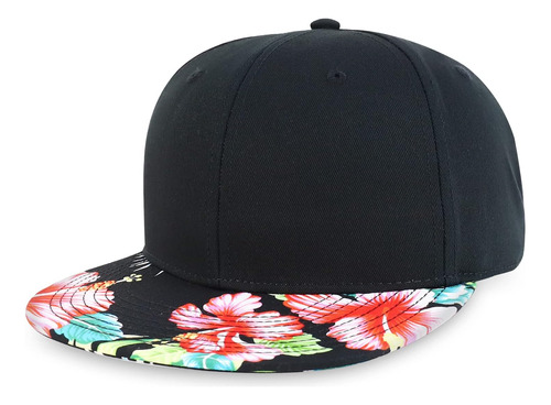 Broche Plano Gorra Armycrew Con Estampado Floral De Hibisco