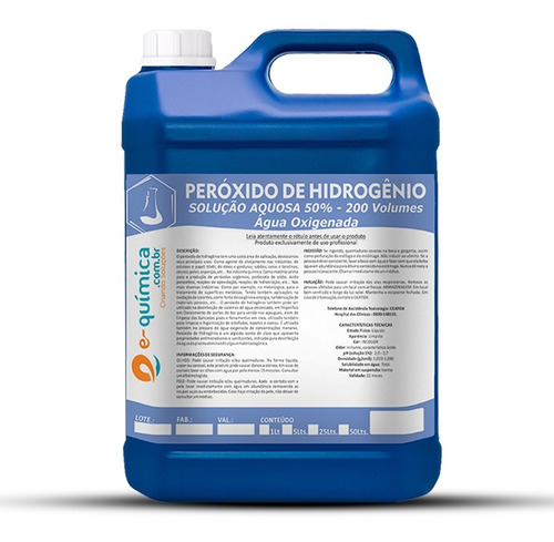 Produto Para Piscinas Peroxido De Hidrogênio 5lts 50% 