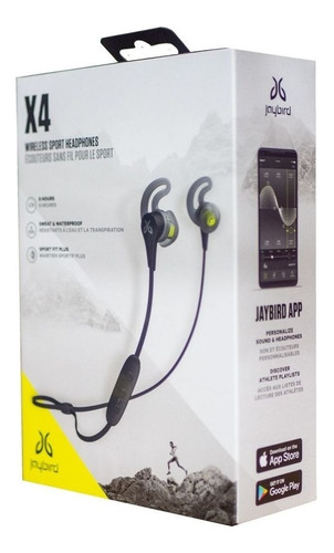 Auricular Jaybird X4 Bluetooth, 8 Horas, Resistente Al Agua