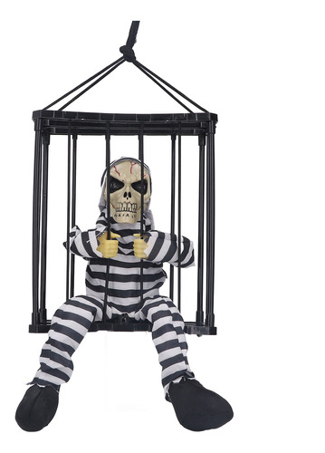 Jaula De Terror De Halloween, Aterradora Calavera, Prisioner