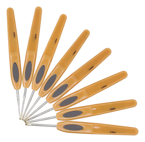 Kit De 8 Ganchos Para Coser Y Ganchillo, Hilo Ergonómico