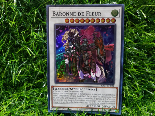 Baronne De Fleur Super Ra01-en034 Ingles Yugioh (Usado)