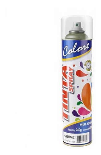 Tinta Spray Colore 400ml Verniz 