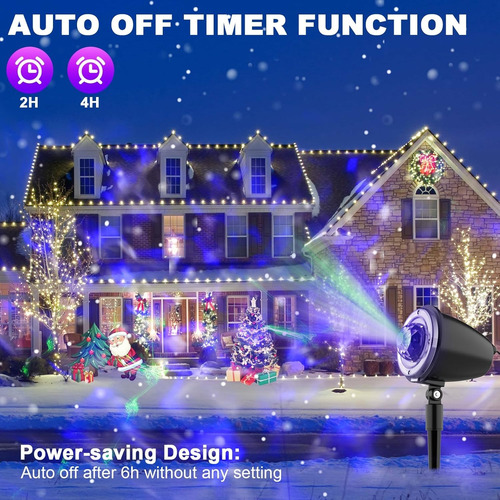 Proyector Luces Led Navidad Dia Muertos Cumpleaños Hallowen