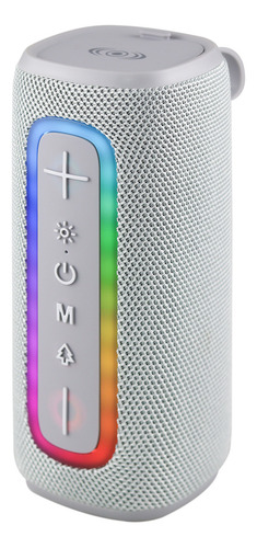 Bocina Bluetooth Portátil Usb Micro Sd Auxiliar Recargable Color Gris