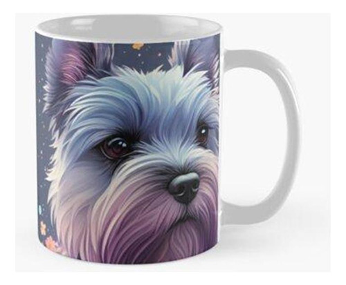 Taza Retrato De Amor De Perro Yorkie Calidad Premium