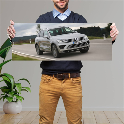 Cuadro 30x80cm Auto 2014 Volkswagen Touareg 4277 91