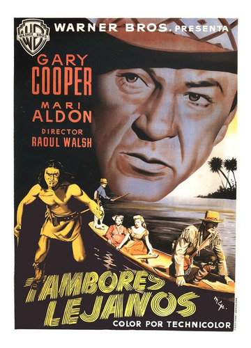 Afiche De Película Tambores Lejanos 1951 (sin Marco) 