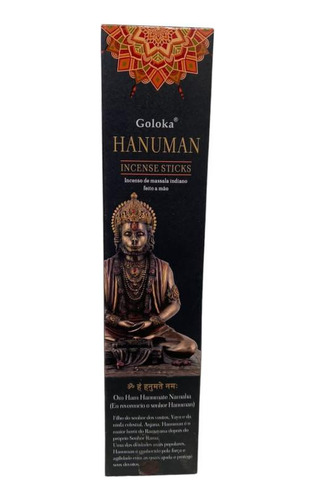 Incenso Massala Hanuman Indiano Goloka Varetas Caixa 15 G