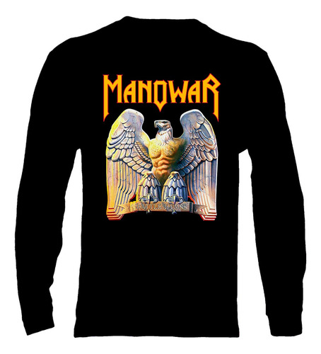 Polera Manga Larga Manowar - Ver 12 - Battle Hymns