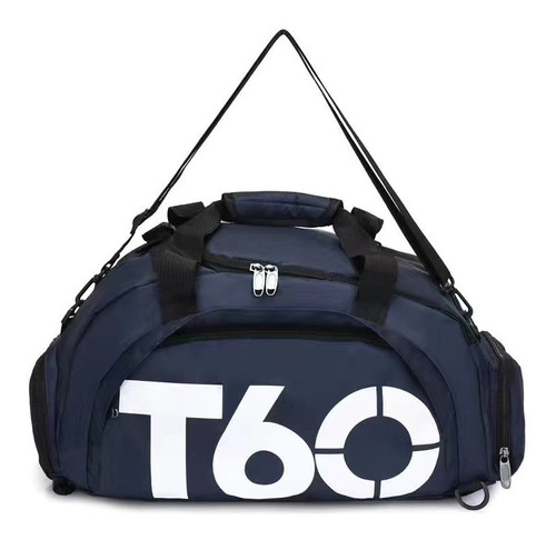 Bolsa  Academia Fitness Esporte Viagem Impermeável Mochila Cor Azul-marinho