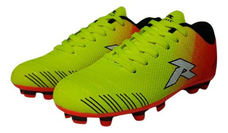 Zapato Para Fútbol Campo Marca Runic Mod Lemon/orange