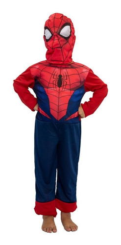 Disfraz Hombre Araña Spiderman Nene Licen Oficial Economico