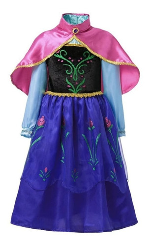 Vestido Disfraz Ana  Princesas Frozen 2 