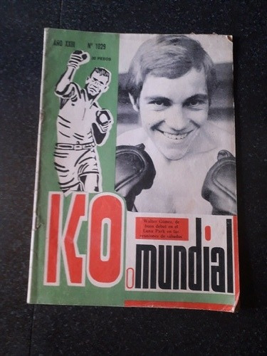 Revista Ko. Mundial Boxeo 30 8 1975 Miguel Ángel Campanino  