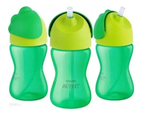 Imagen 5 de 7 de Vaso Antiderrame Pajita 300ml +12 Avent Straw Cup Maternelle