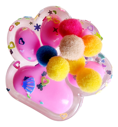 Squishy Mochi Brillo Huella Patita Gato Souvenir X12 Unid Surtido