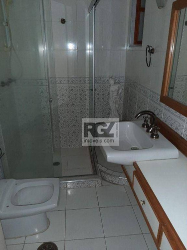 Apartamento Com 4 Dormitórios À Venda, 240 M² Por R$ 1.500.000,00 - Pompéia - Santos/sp - Ap2443