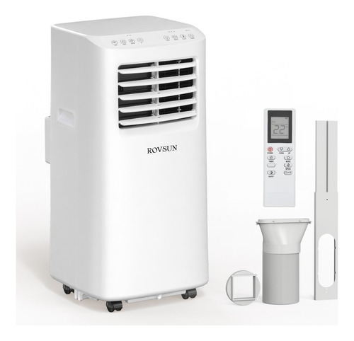Aire Acondicionado Portátil 8000 Btu Con Control Remoto 3 En Blanco