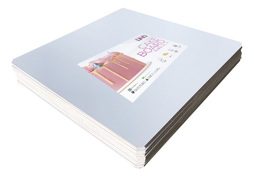 Cake Board Quadrado Para Bolo Confeitaria Mdf 3mm 15x15 Cm Cor Branco