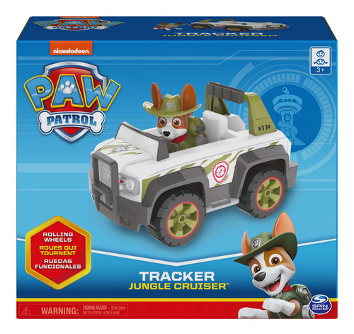 Vehículo De Juguete Paw Patrol Trackers Jungle Cruiser Con F