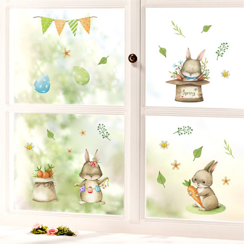 Yz Pegatinas En Forma De X Para Nevera De Pascua, Pvc,