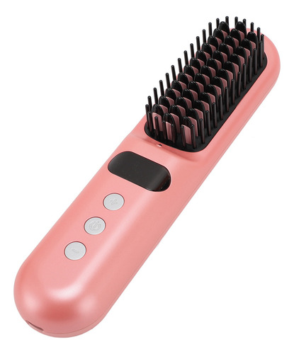 . Peine Alisador De Cabello, Cepillo Alisador Inalámbrico,