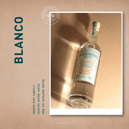 Pack De 3 Tequila Dos Amigos Blanco 750ml