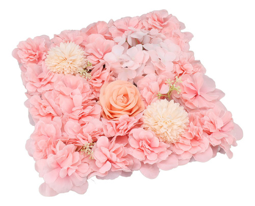 Paneles De Decoración De Pared Con Flores Artificiales Rosas