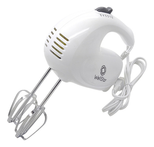 Batidora Electrica 5 Velocidades 4 Aspas 150w + Bowl Tazon Color Blanco Frecuencia 60 Hz