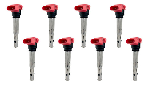 8 Bobinas De Encendido Roja Audi A6 Fsi Multitronic 08-09 V6