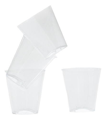 Vasos Para Postres /catering Efecto Cristal 1.5 Oz 50 Piezas